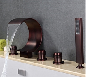 Fontana Uglo Oil Rubbed Bronze Waterfall Faucet System
